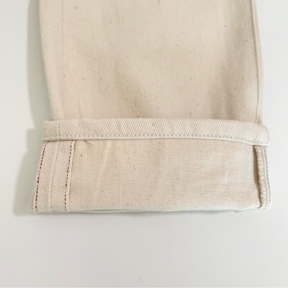 NWT Imogene + Willie James Jean Slim Straight Natural Seeded Selvedge Denim 25 - Picture 10 of 16
